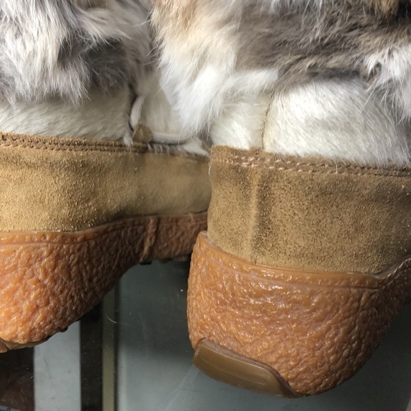 Oscar sport rabbit fur boots size 36 (5.5) - Picture 12 of 13